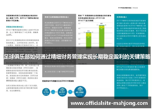 足球俱乐部如何通过精细财务管理实现长期稳定盈利的关键策略